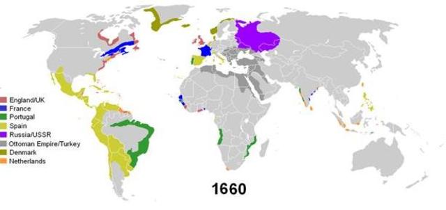 European colonists begin to arrive