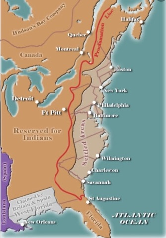 The Proclamation Line of 1763