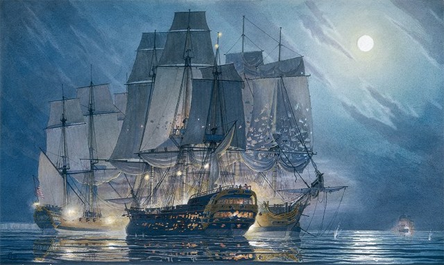 Bonhomme Richard Defeats Serapis