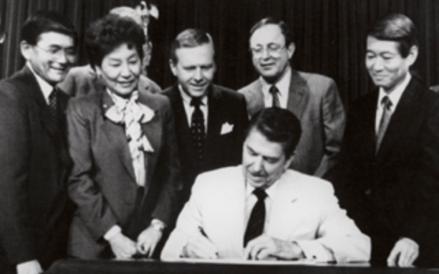 Civil Liberties Act of 1988 Signed