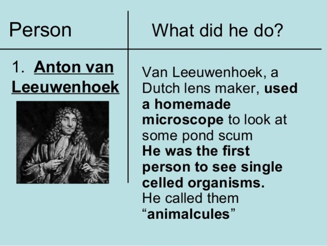 Anton van Leeuwenhoek
