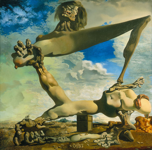 Salvador Dali - "Kodusõja eelaimus"