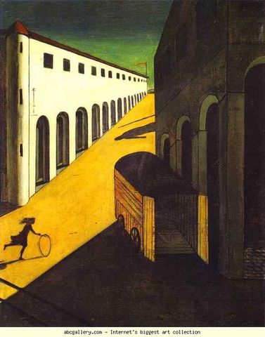 Giorgio de Chirico - "Tänava müstilisus ja melanhoolia"