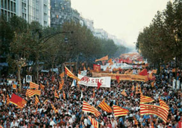 Manifestació a Barcelona