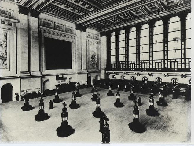 New York Stock Exchamge opens at 18 Broad Street