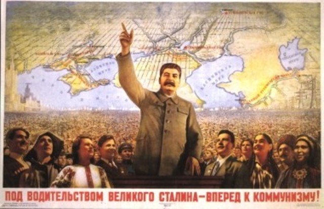 Joseph Stalin's totalitarian government in the Soviet Union