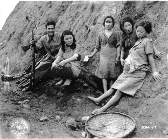 Ten Dutch women were taken by force from prison camps in Java by officers of the Japanese Imperial Army to become forced sex slaves