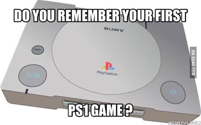 The first Playstation console