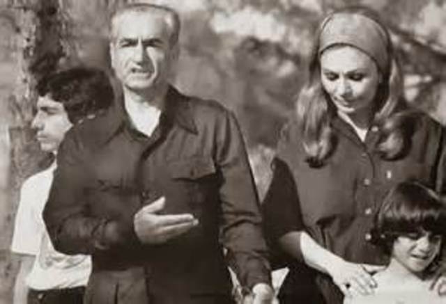 The Shah flees Iran and goes to Egypt because his people are against him