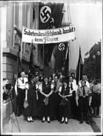 Germany claims Sudetenland