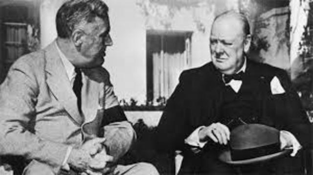 Roosevelt Signs "Destoyers for Bases" Campaign