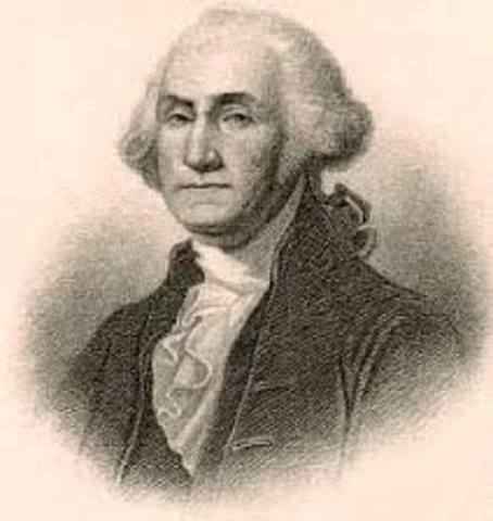 Washington named Commander in cheif