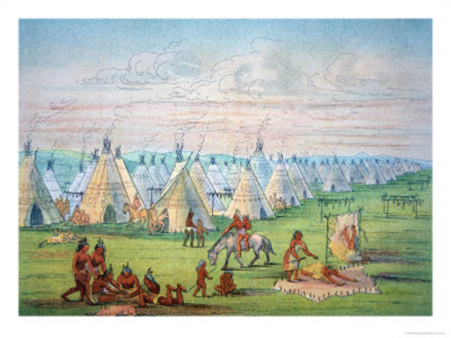 Native Americans 900 years ago