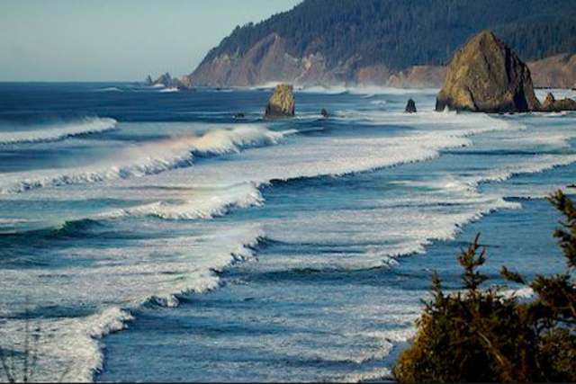 Reach to the pacific ocean