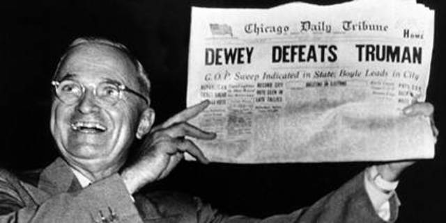 Harry Truman Wins The 1948 Election