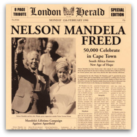 Nelson Madela is Released From Prison