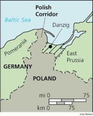 Hitler demands Danzig