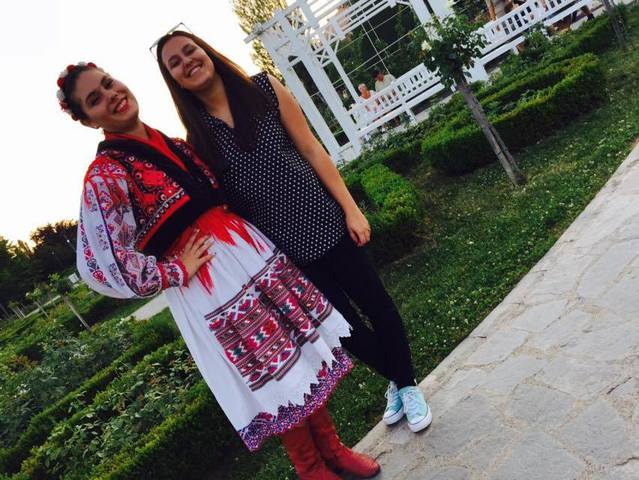 Traditional Romania dancing contest