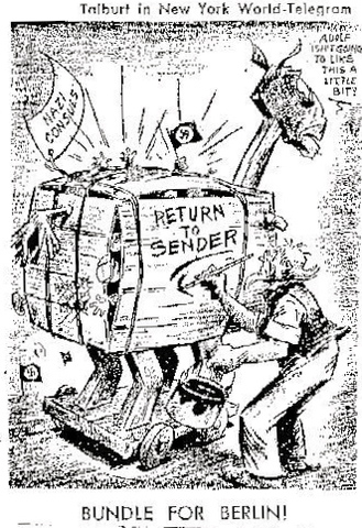 United States freezes German and Italian assets in America.