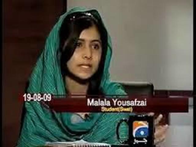 Malala uses the show Capital Talk to speak out.