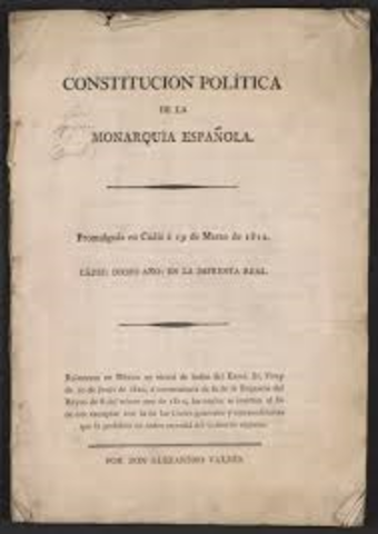 Spanish First Constituition