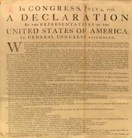the American declaration of independence