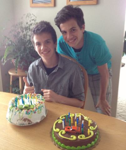 Kevin and Jason were born!