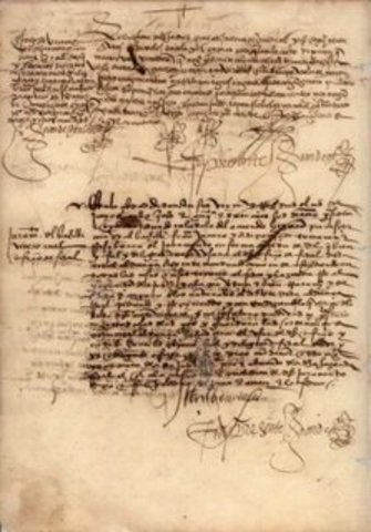 Se realiza un la real audiencia un tratado referente a los esclavos