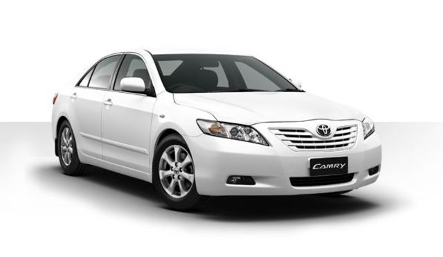 Driving a nice toyota camry