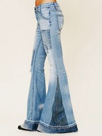 Bell bottoms and flares are introduced