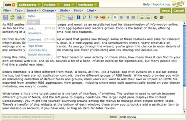Writely  (futuro Google Docs)