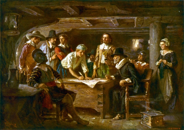 Mayflower Compact and New England Town Meetings