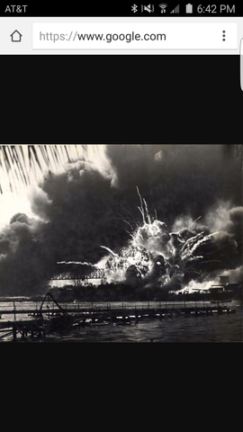The boming of Pearl Harbor