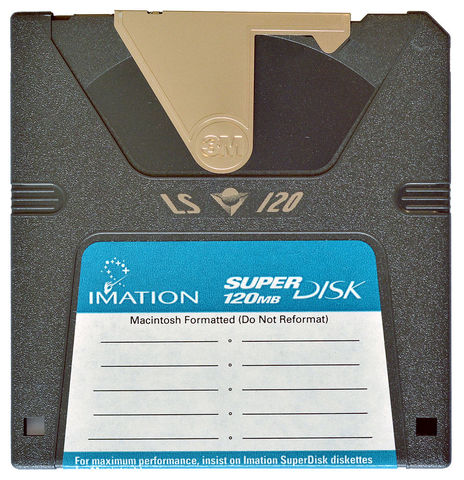 Introducción de los disquettes Superdisk