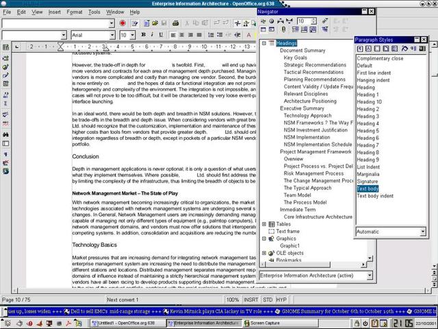 Sun libera OpenOffice 1.0 (código de StarOffice)
