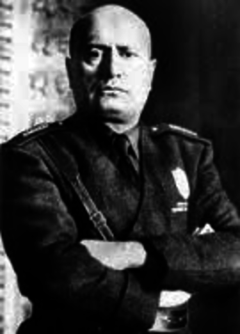 Benito Mussolinis fascist government in italy
