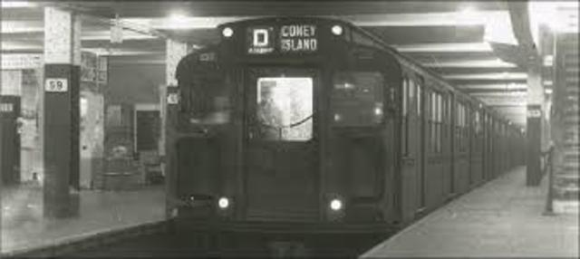 New York subway system opened to the public