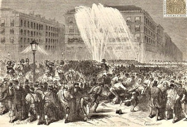 Protesta estudiantil de Madrid