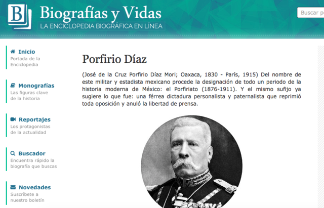 Inicio del Porfiriato