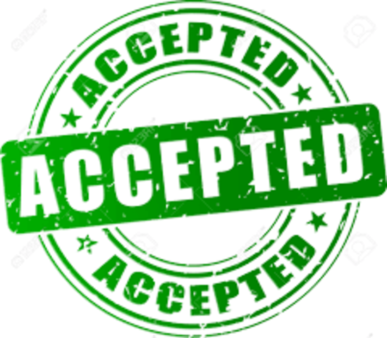 Yo quiero ser aceptada en una bien universidad.