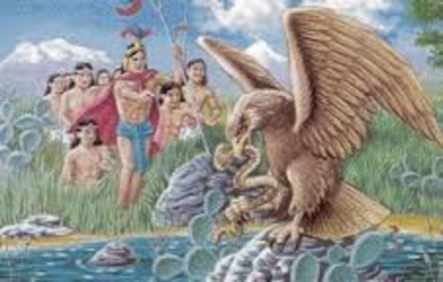 Llegada de los aztecas al Valle de México