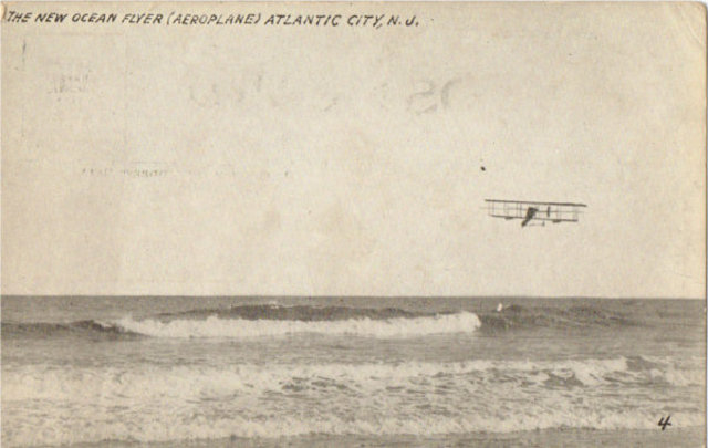 Spectators Watch as Curtiss' Aircraft is Assembled