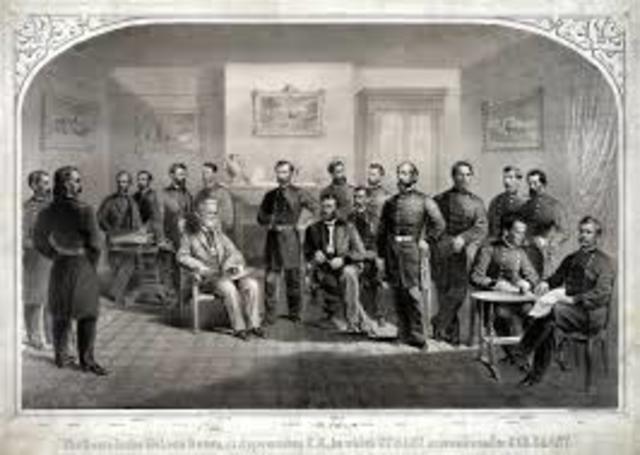 Surrender at Appomattox Courthouse