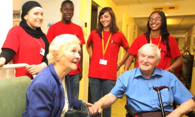 Iré a donar el tiempo a la hospital o a otros luegos.