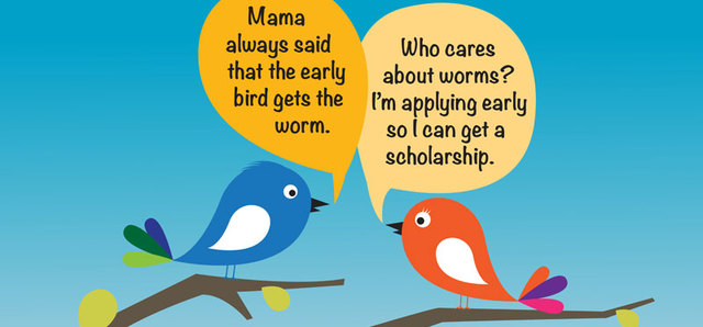 Econtraré y aplicaré para unas becas para mis escoges de universidades.