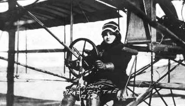 Blanche Stuart Scott - First Woman to Fly Solo
