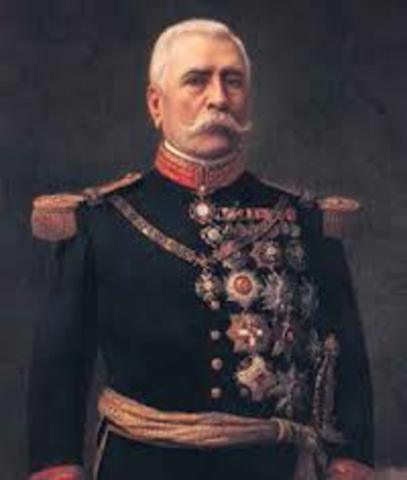 Porfirio Díaz llega al poder.