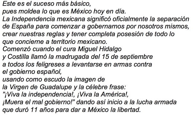 Independencia Mexicana