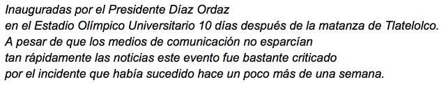 Olimpiadas en México