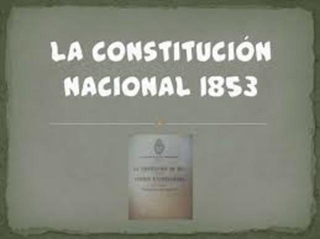 La constitución de 1853
